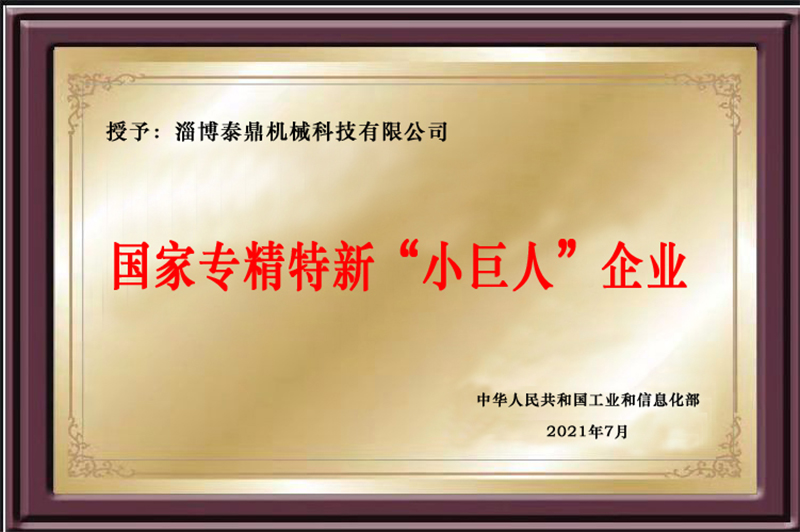 国家专精特新“小巨人”企业